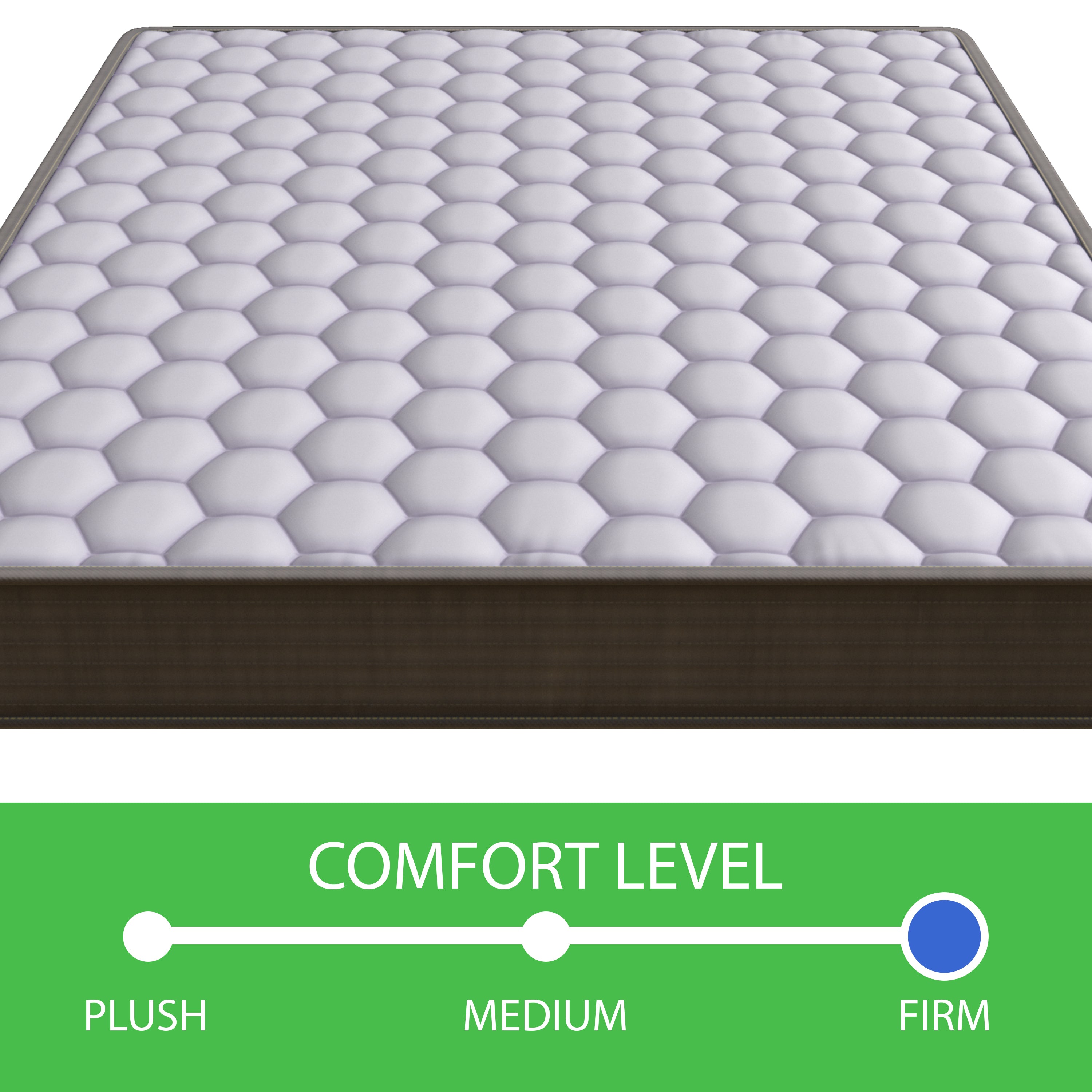 6 Inch Soft-Medium Firmness Pocket Spring Mattress - Pocket Coil Mattress, Twin size. - Grand Goldman Shop