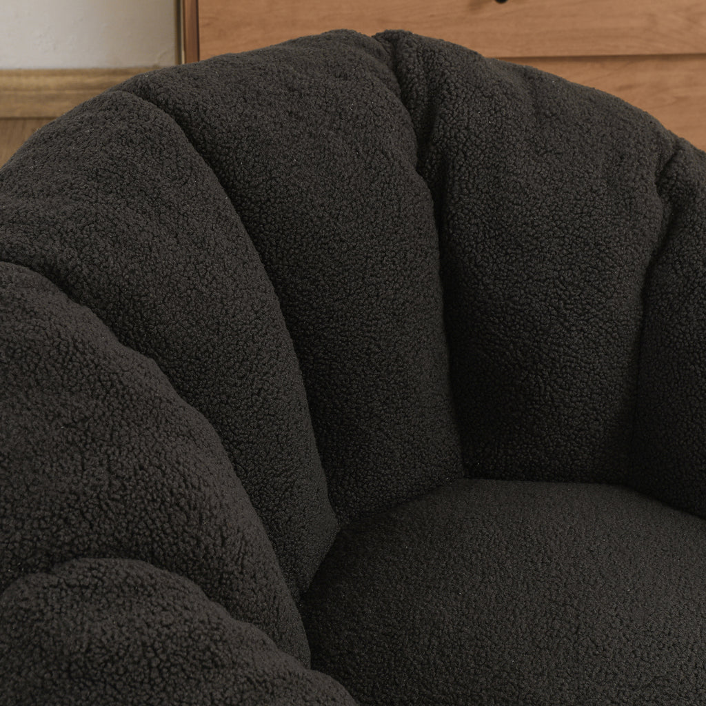 Bean Bag Chair, Bean Bag Sofa Chair with Armrests Stuffed High-Density Foam, Lazy Sofa Comfy Chairs BeanBag Chair for Adults in Living Room,Bedroom Reading - Grand Goldman Shop