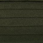 Modern Oval Storage Ottoman Bench, Upholstered Boucle Teddy Fabric End of Bed Bench with Storage, End of Bed Stool with Safety Hinge for Bedroom, Living Room, Entryway, Dark Green - Grand Goldman Shop