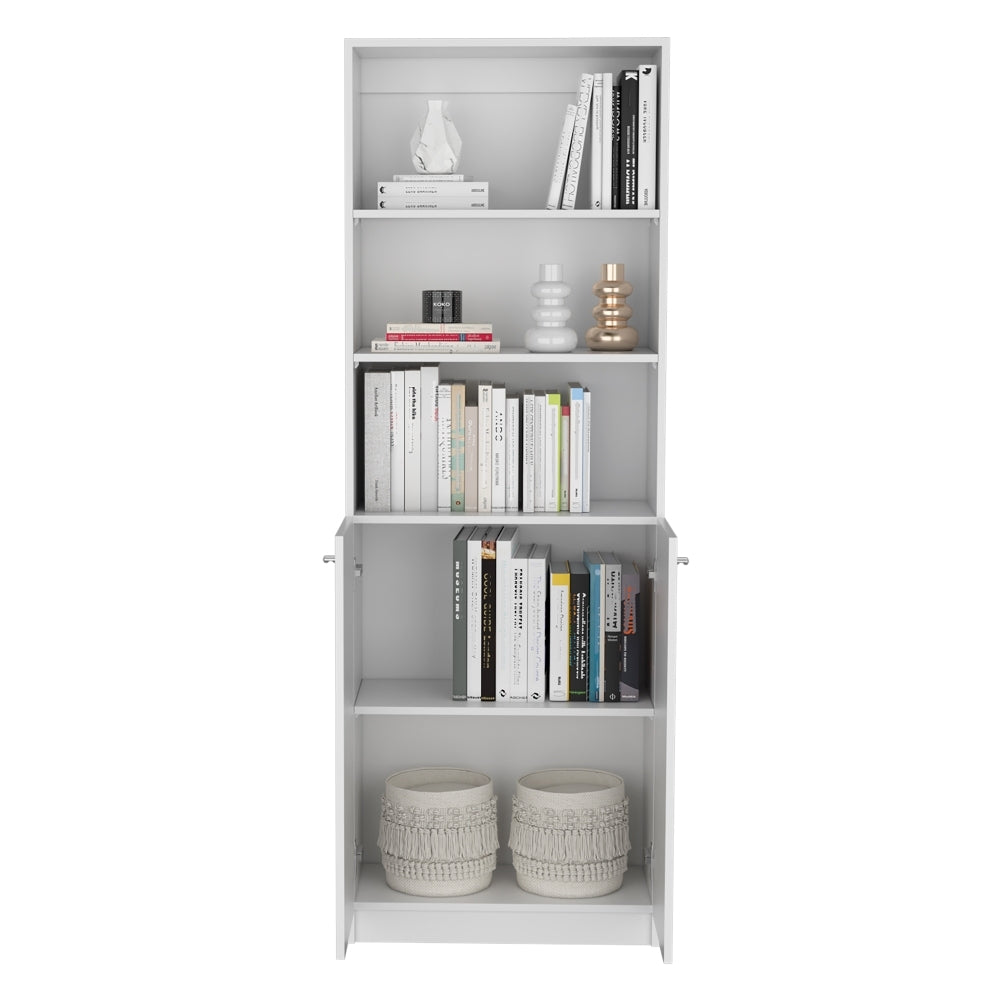 Dupree 2 Piece Home Bookcase set, 49' Wide with 9 Shelves ,  Living Room  White | Premium Home Decor - Grand Goldman