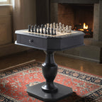 Galini Black Finish Game Table - Grand Goldman