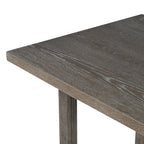 TREXM 6-Piece Retro Dining Table Set for 6, 60' Wood Kitchen Table and Chairs Set of 4 with Bench Designed Trestle Base for kitchen & Dining Room (Gray) - Grand Goldman Shop