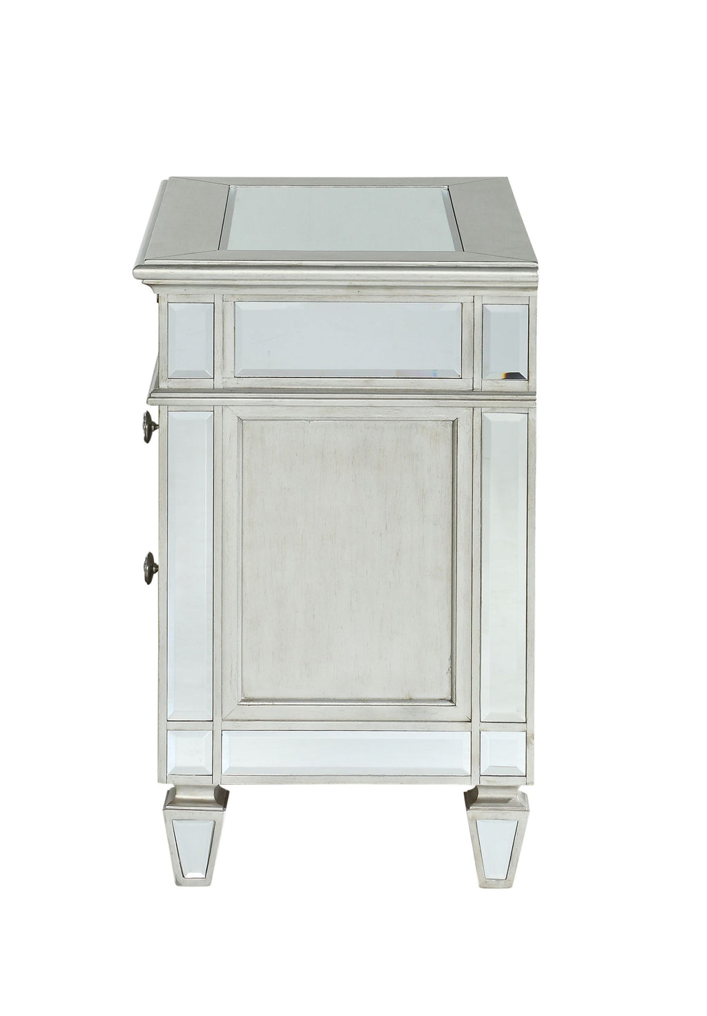 Varian Mirrored Nightstand - Grand Goldman Shop