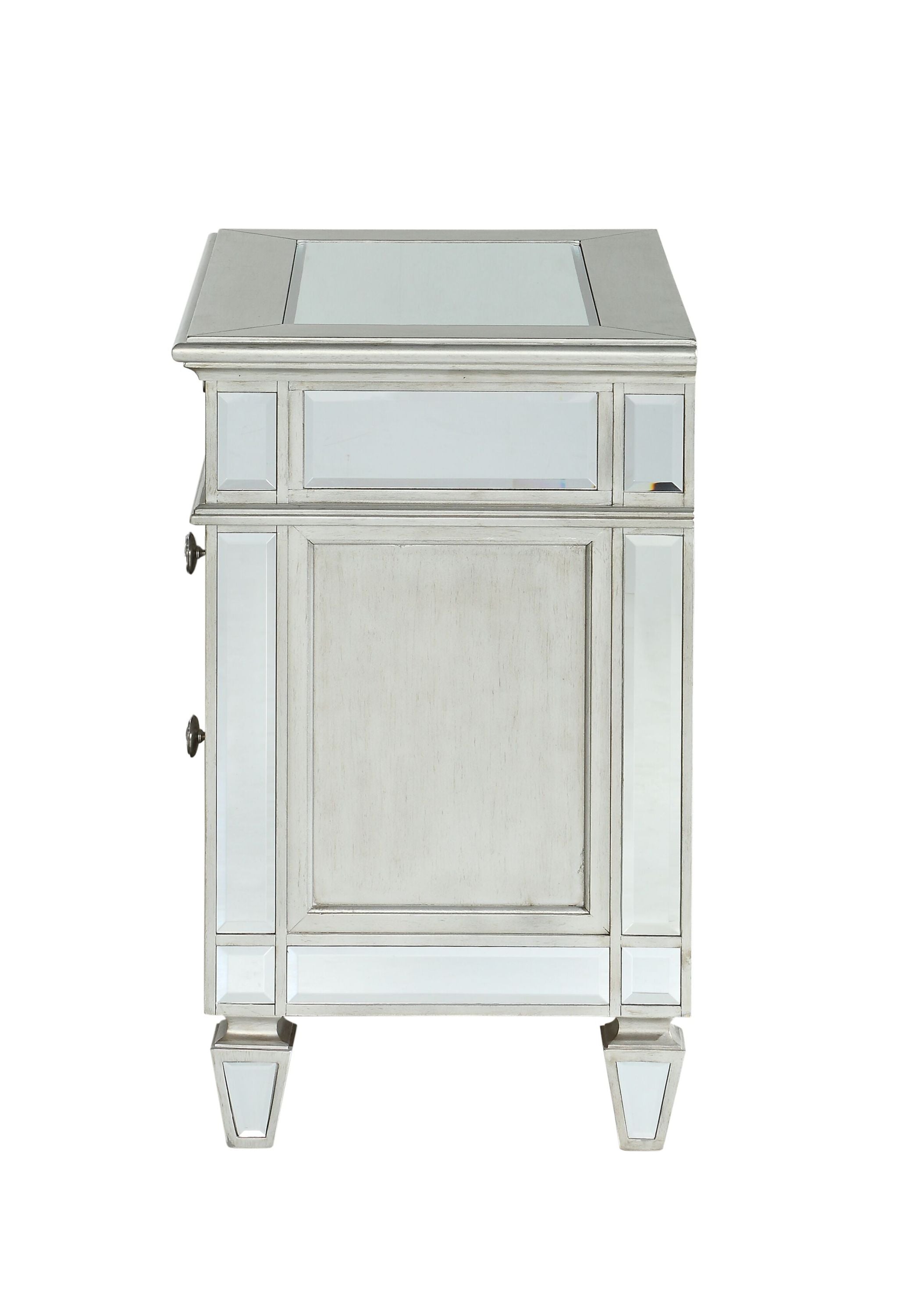 Varian Mirrored Nightstand - Grand Goldman Shop