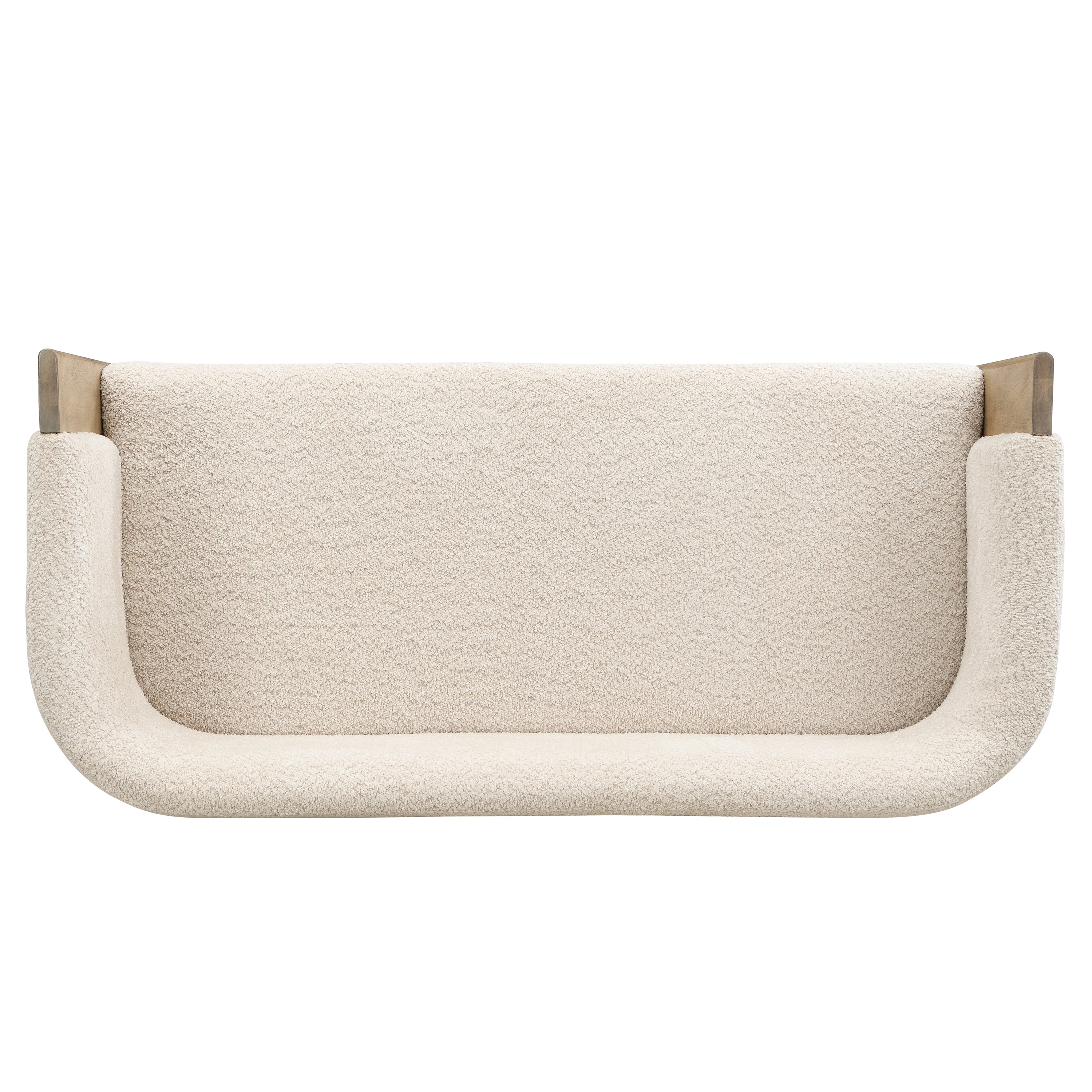 48.5' Upholstered Solid Loveseat (Natural Ash+Almond) - Grand Goldman Shop