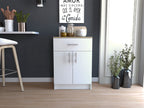 Mayorca Multistorage Pantry Cabinet, One Drawer, Two Interior Shelves -White / Light Oak - Grand Goldman