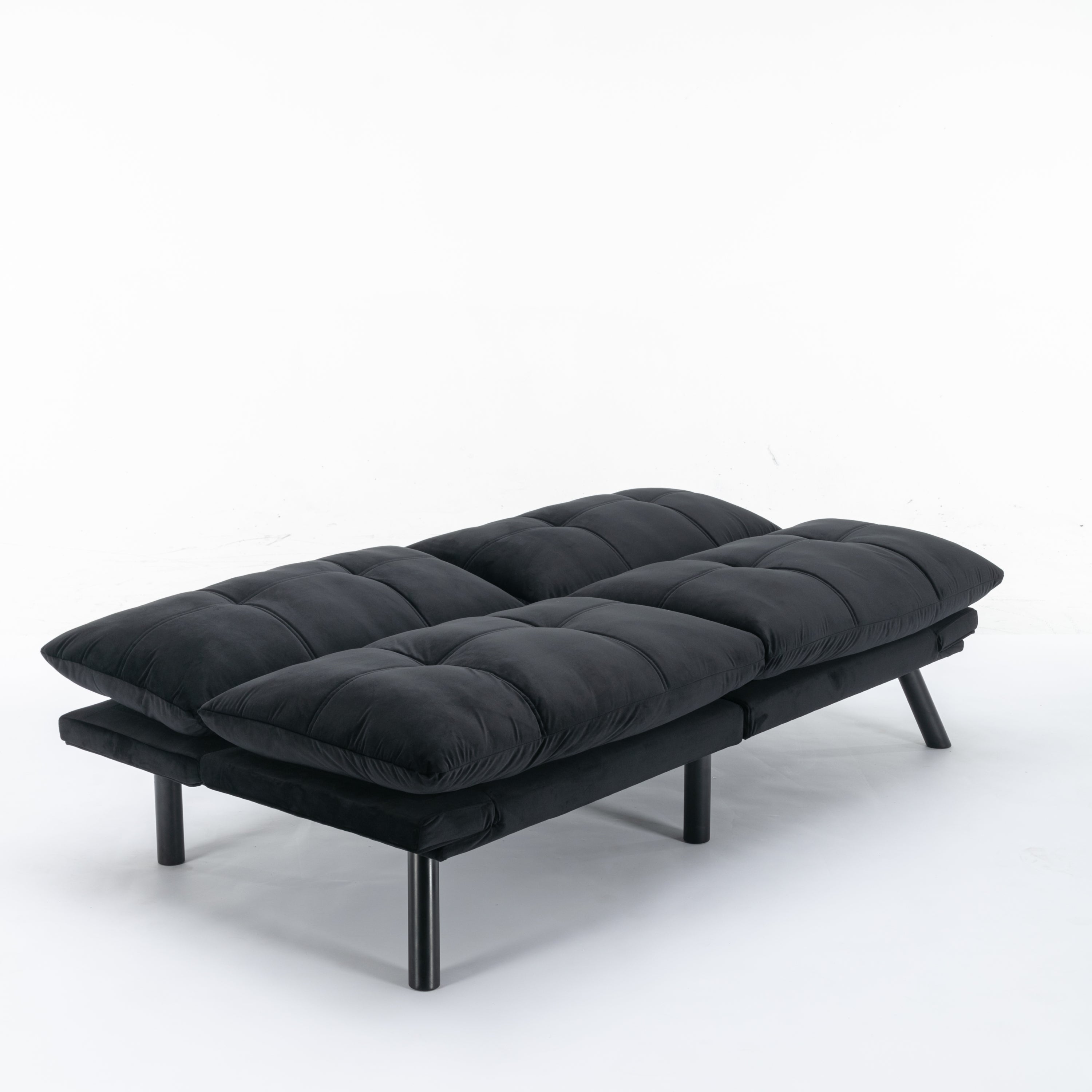 Black Convertible Folding Modern sofa Bed - Grand Goldman Shop