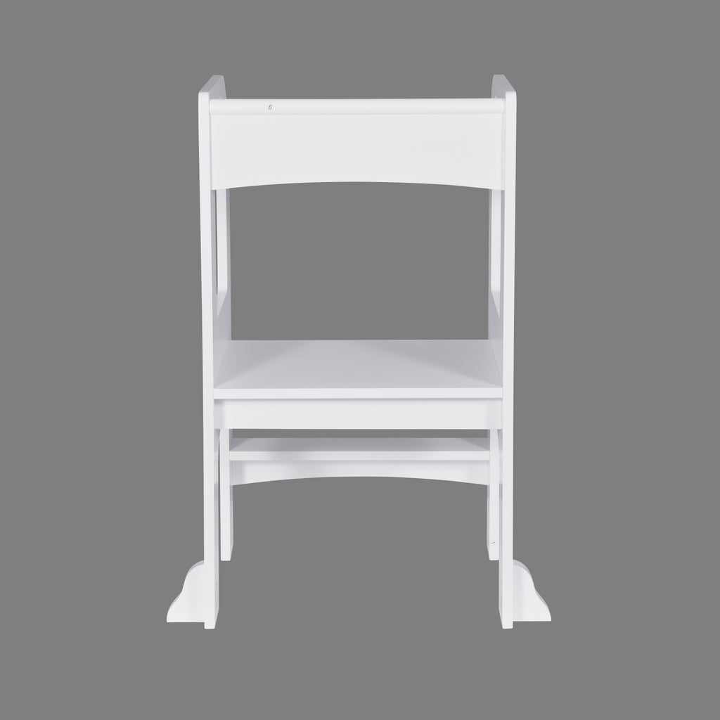 Child Standing Tower, Step Stools for Kids, Toddler Step Stool for Kitchen Counter, White | Premium Home Decor - Grand Goldma