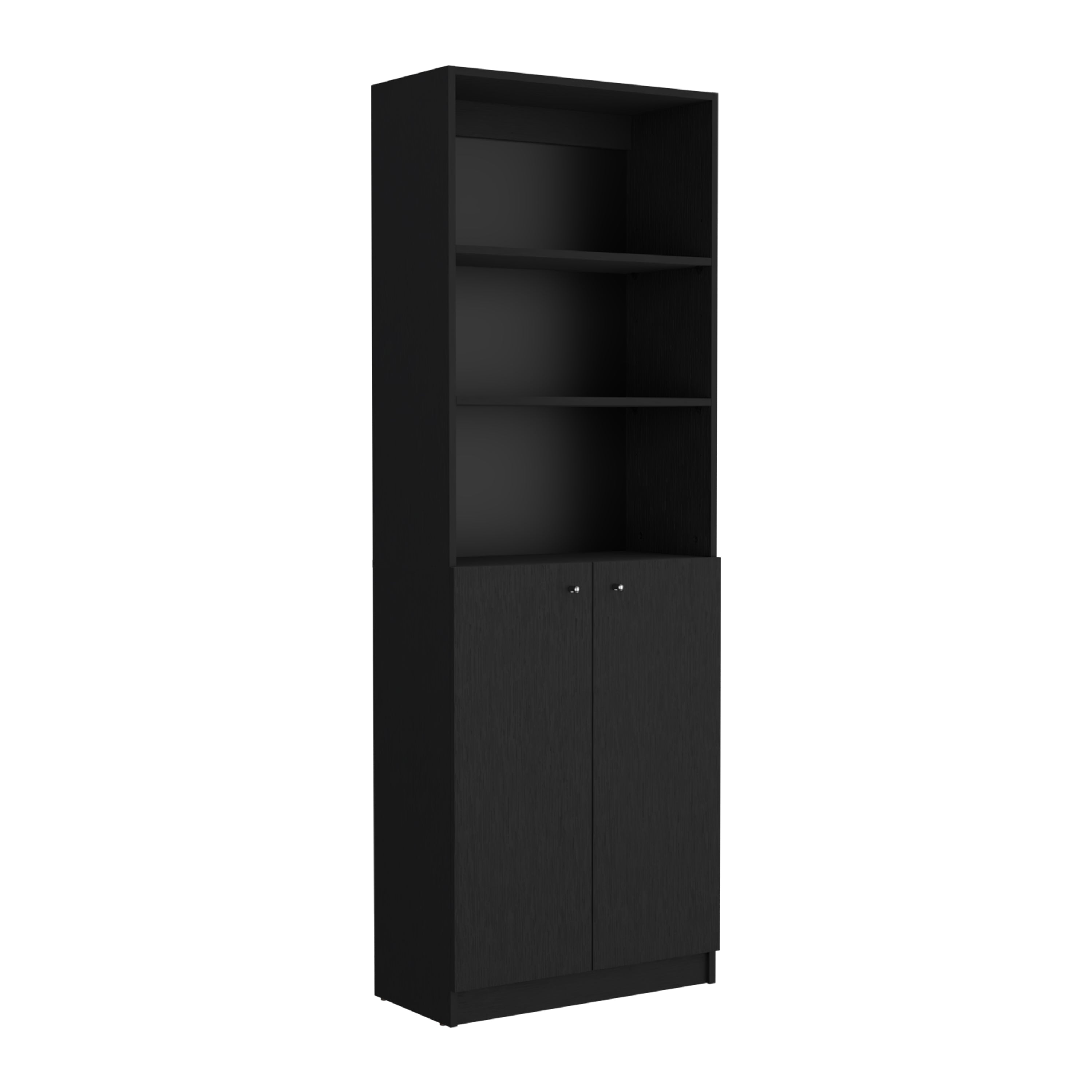 Dupree 2 Piece Home Bookcase set, 49' Wide with 9 Shelves ,  Living Room  Black - Grand Goldman