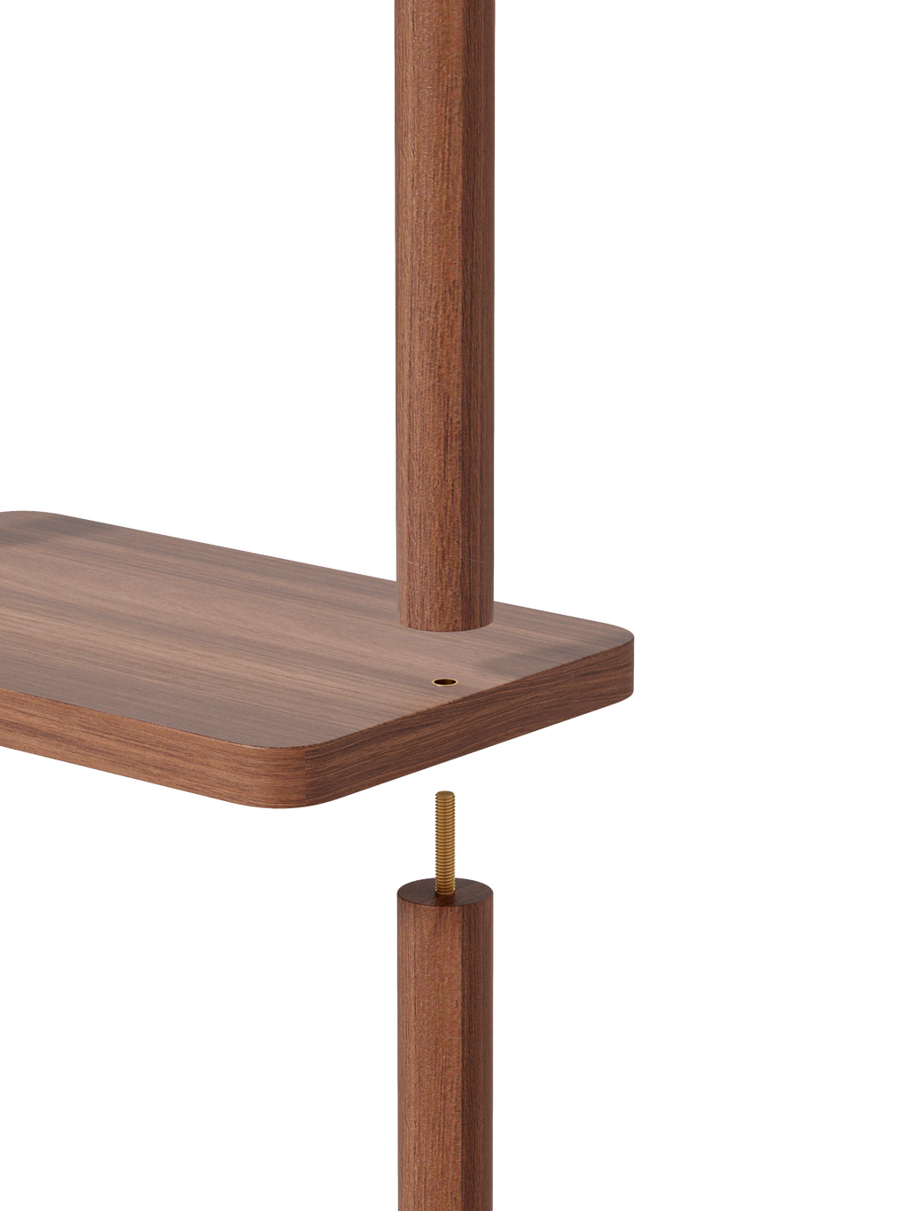 Coat Racks solid wood hanger 15.7* 11.8*71in Solid environmental protection easy to assemble beautiful can be placed in the bedroom/entrance/living room (Walnut) - Grand Goldman Shop