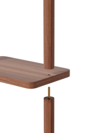 Coat Racks solid wood hanger 15.7* 11.8*71in Solid environmental protection easy to assemble beautiful can be placed in the bedroom/entrance/living room (Walnut) - Grand Goldman Shop