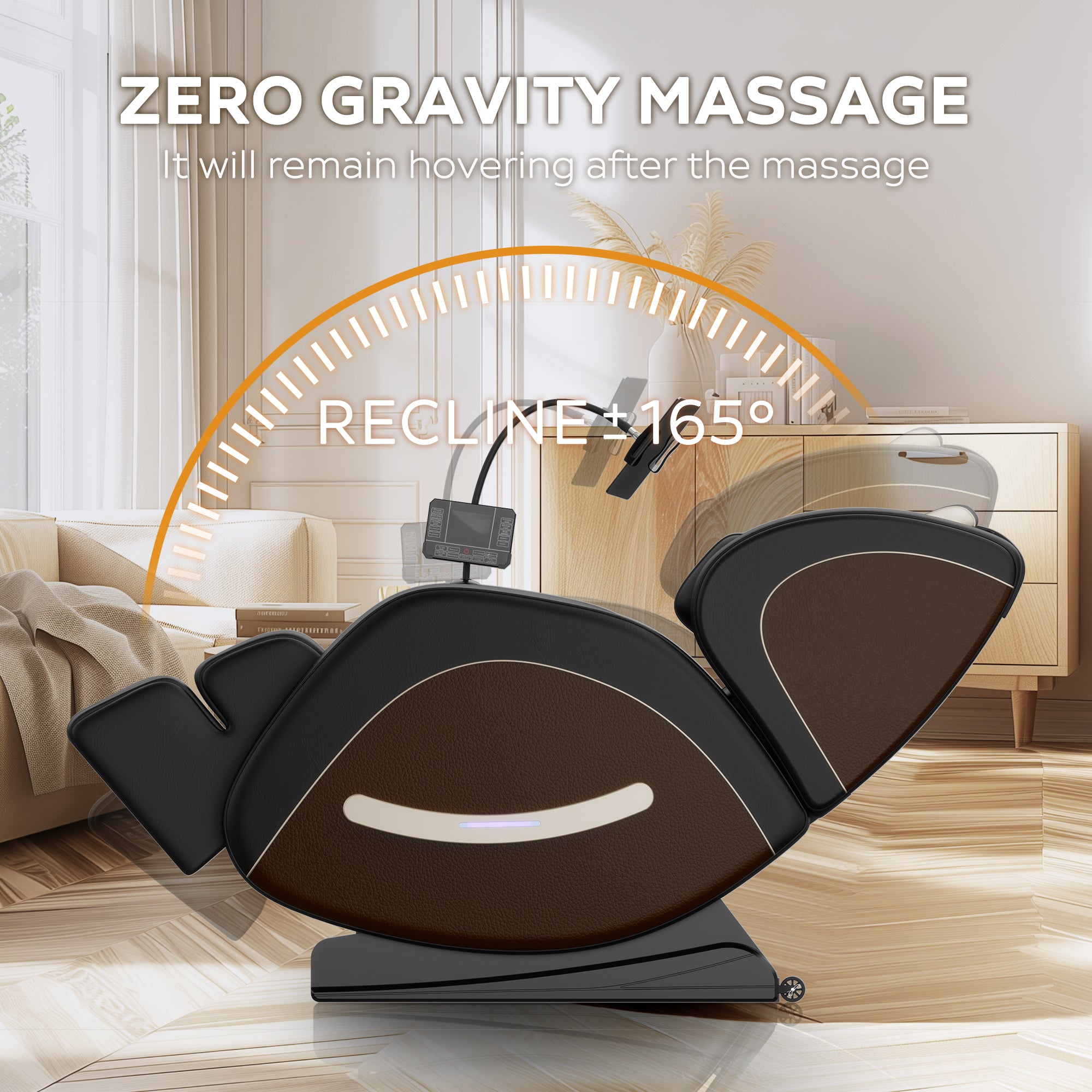 Massage Chair Recliner with Zero Gravity with Full Body Air Pressure - Grand Goldman Shop