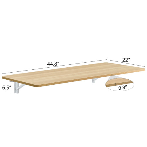Laundry Room Folding Table Wall Mounted Folding Table for Small Spaces,Fold Down Desk,Workbench,Addition to Garage & Shed/Home Office/Laundry Room/Home Bar/Kitchen & Dining Room,45*22*6.5 inches. - Grand Goldman Shop
