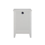 White 3 Drawer Nightstand with Charging Station and USB Ports & Power Outlets,Wooden Bed Side Table/End Table Modern Night Stands for Bedrooms - Grand Goldman Shop