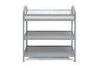 Brees Changing Table Gray/Graystone | Premium Home Decor - Grand Goldman