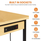 71''Adjustable Workbench with pegboard, Heavy Duty Wooden Desktop Workbench with Wheels, 1600 lb. Load Capacity, Rolling Work