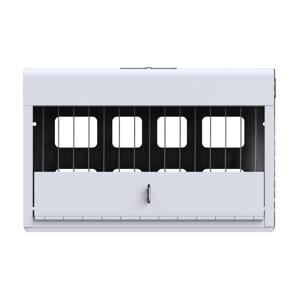 16 Bay Charging Cabinet for Laptop, Chromebook, Locking Charging Station-White | Premium Home Decor - Grand Goldman