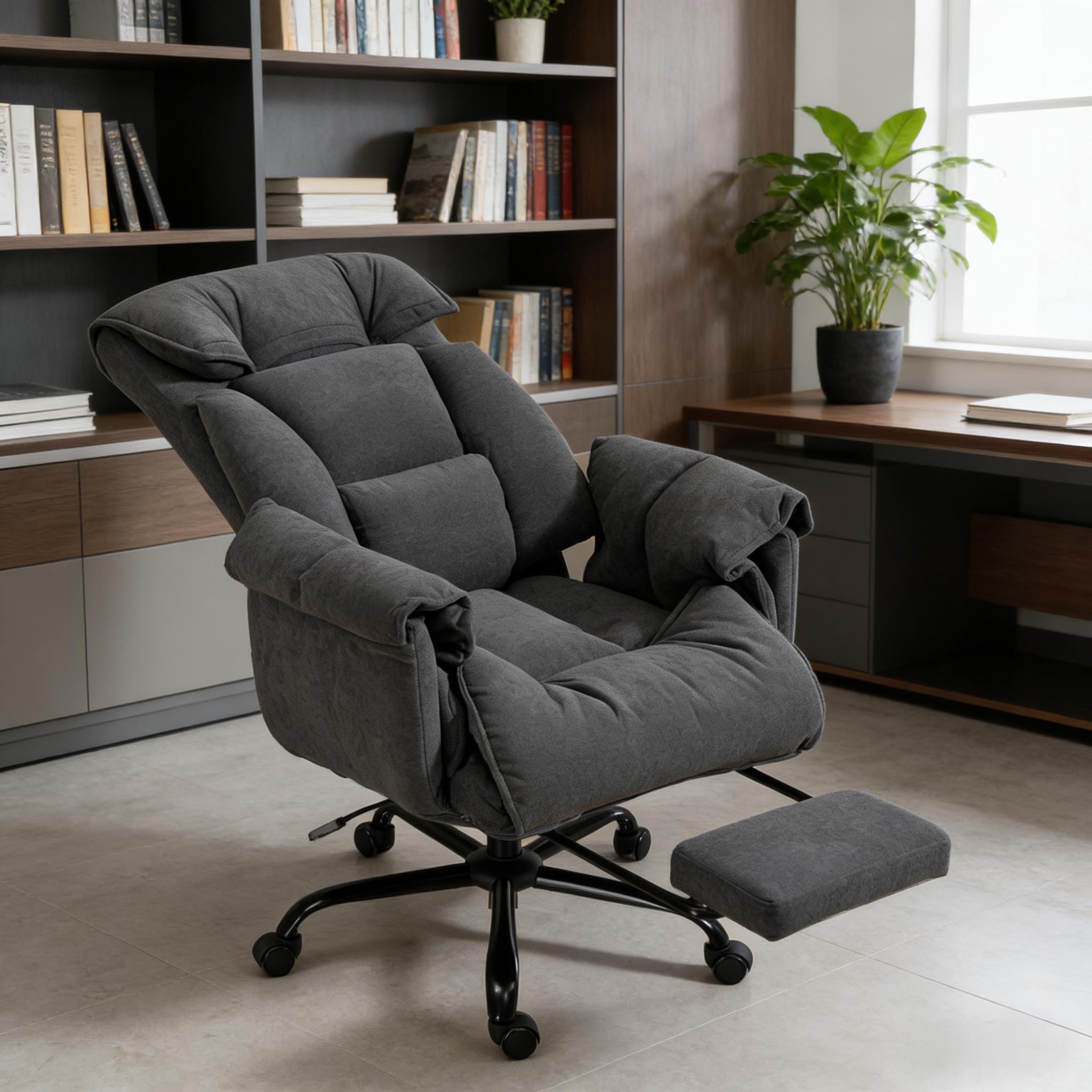 Reclining Desk Chair,High Back Office Chair - Grand Goldman
