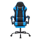 Gaming Chair with Footrest, Ergonomic Computer Chair with Headrest and Lumbar Support, Breathable Material Height Adjustable 