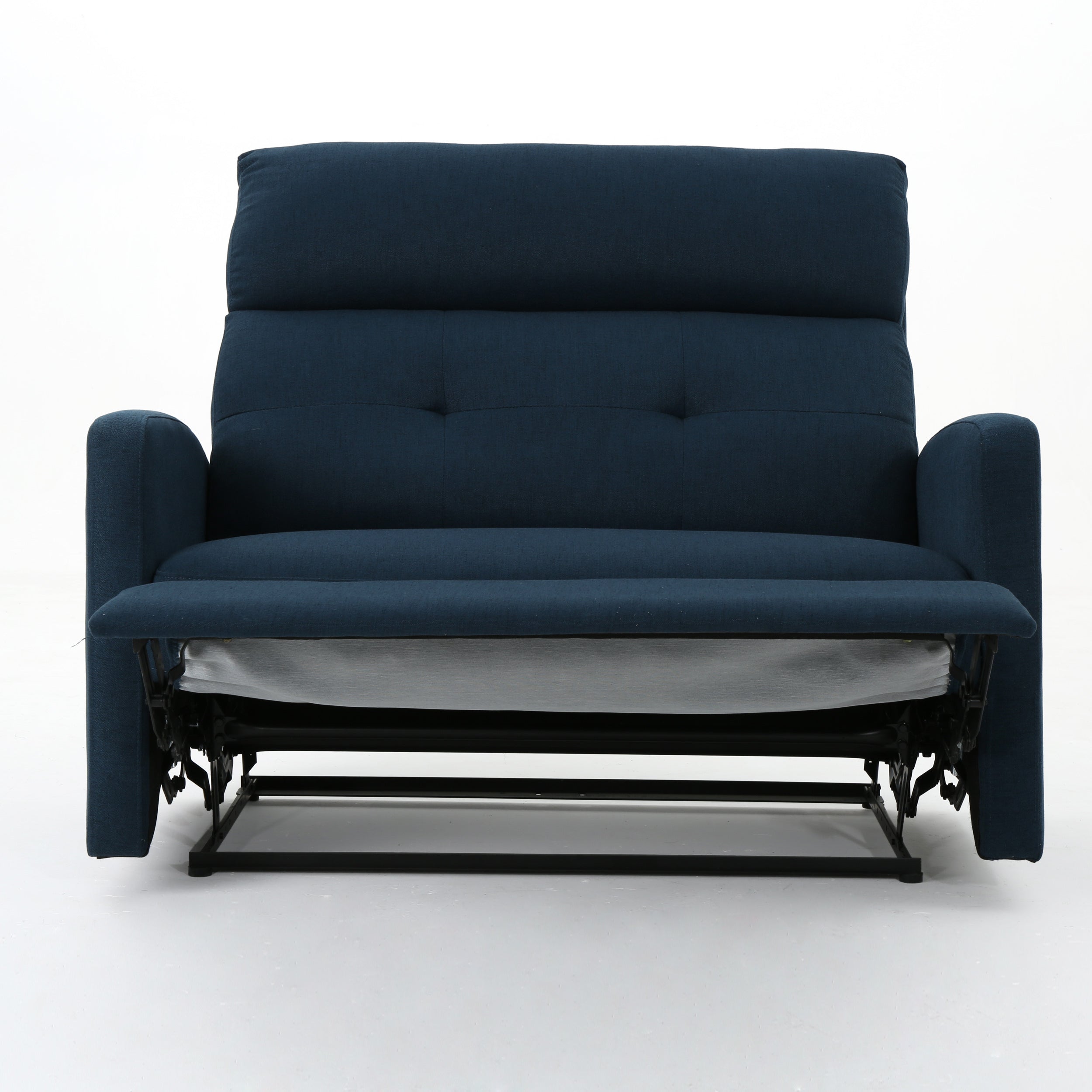 Alma Contemporary Upholstered Loveseat Recliner - Grand Goldman Shop