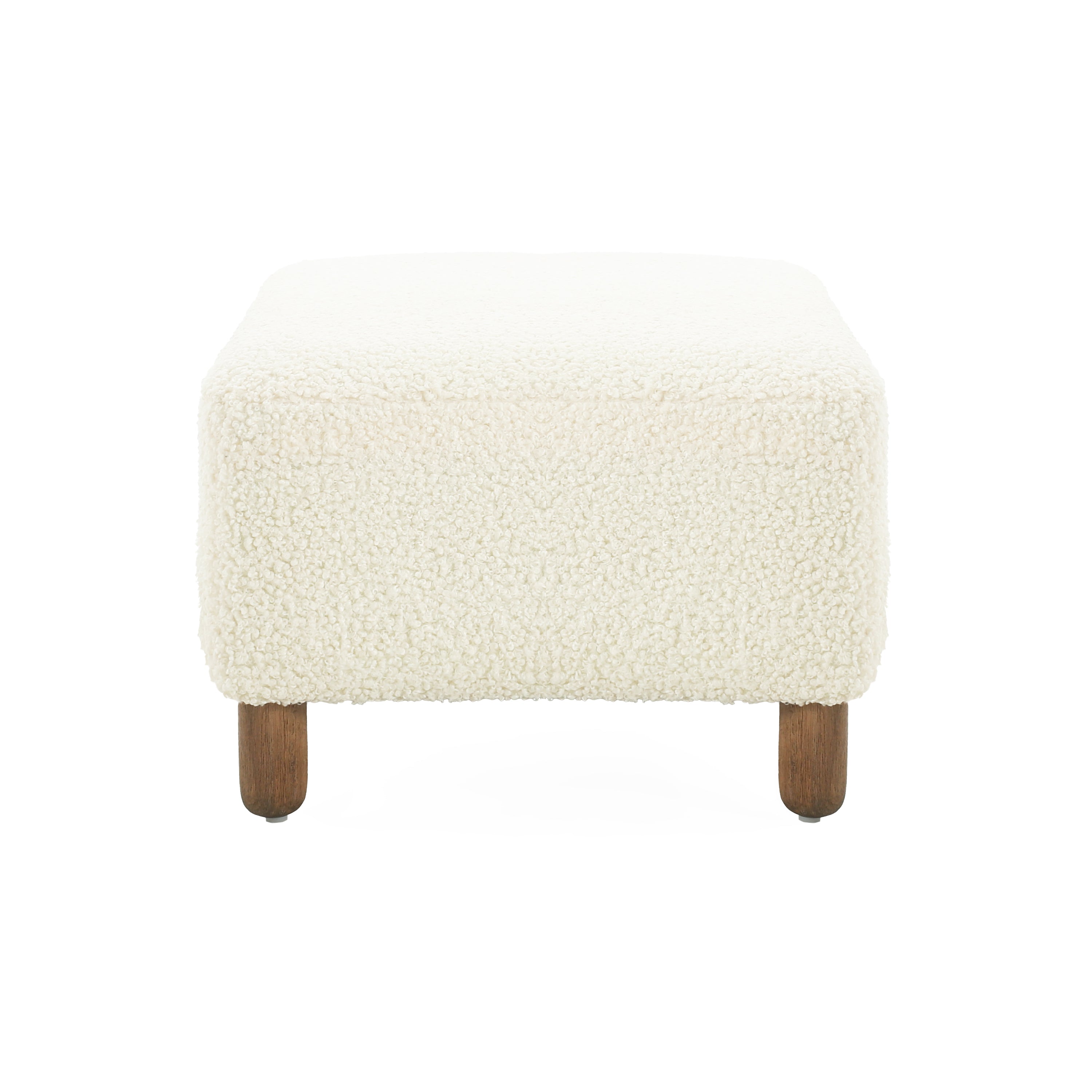Comfortable Ottoman, White - Grand Goldman Shop