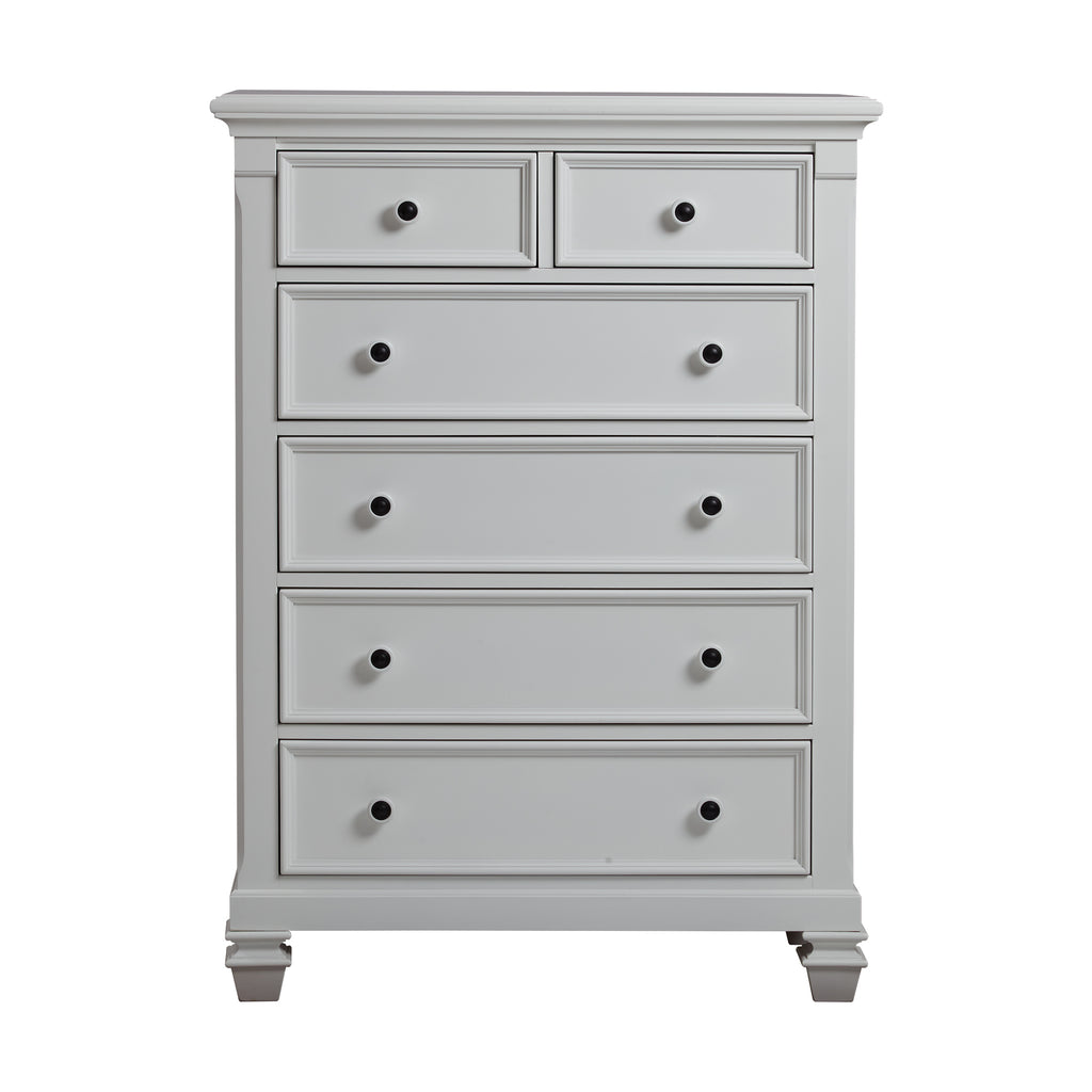 Glendale 6 Drawer Chest Pure White - Grand Goldman