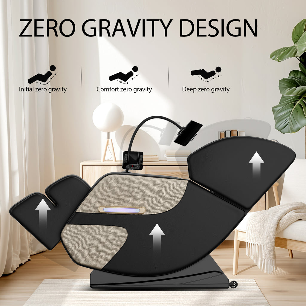 Massage Chair Recliner with Zero Gravity with Full Body Air Pressure - Grand Goldman Shop