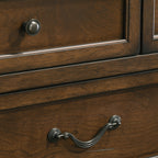 Maderne Traditional Wood Panel Bed with Dresser, Mirror, Nightstand, Queen size - Grand Goldman Shop