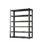 Industrial Heavy Duty 6 Tier Metal Garage Shelving Unit for Storage, Adjustable, Black, 48'W x 18'D x 82'H - Grand Goldman Shop