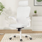 Ergonomic Office Chair, Home Office Desk Chair with Headrest, High Back Computer Chair with Armrests and Adjustable Lumbar Su