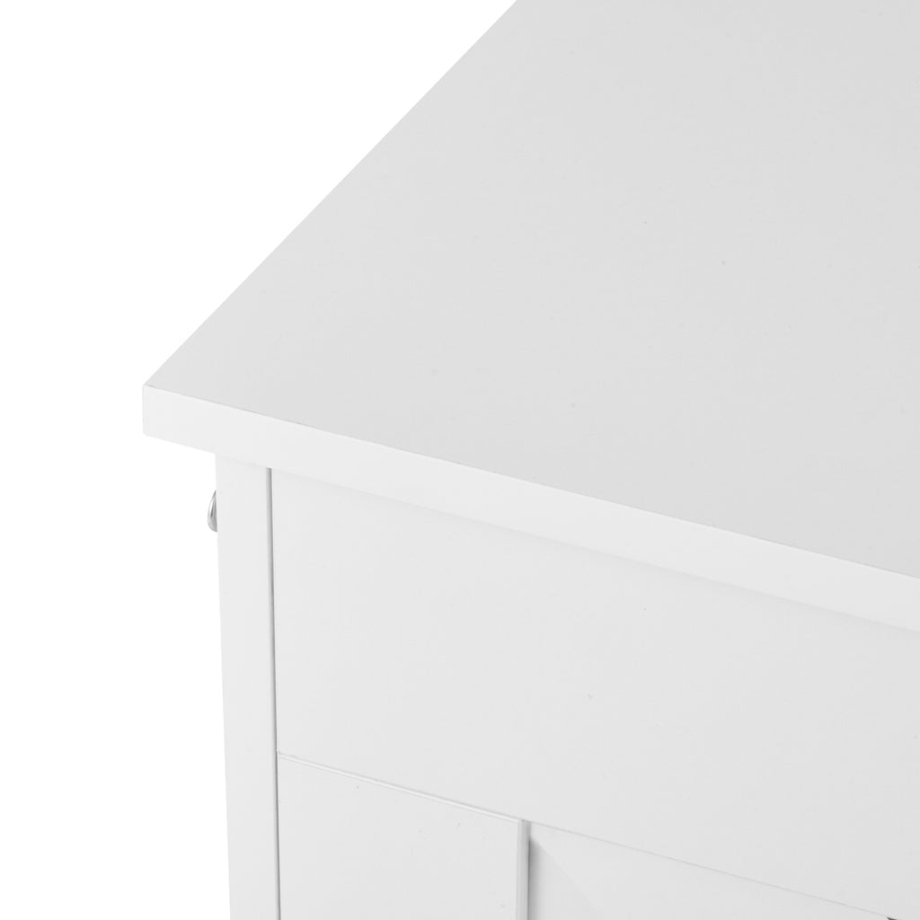 Kids Storage Bench, Wooden Toy Box Chest, Large Storage Cabinet with Safety Hinge, Toddlers Storage Bench for Playroom, Livin