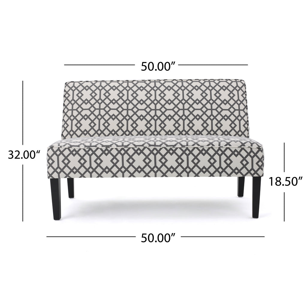 50'' Upholstered Loveseat - Grand Goldman Shop
