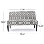 50'' Upholstered Loveseat - Grand Goldman Shop