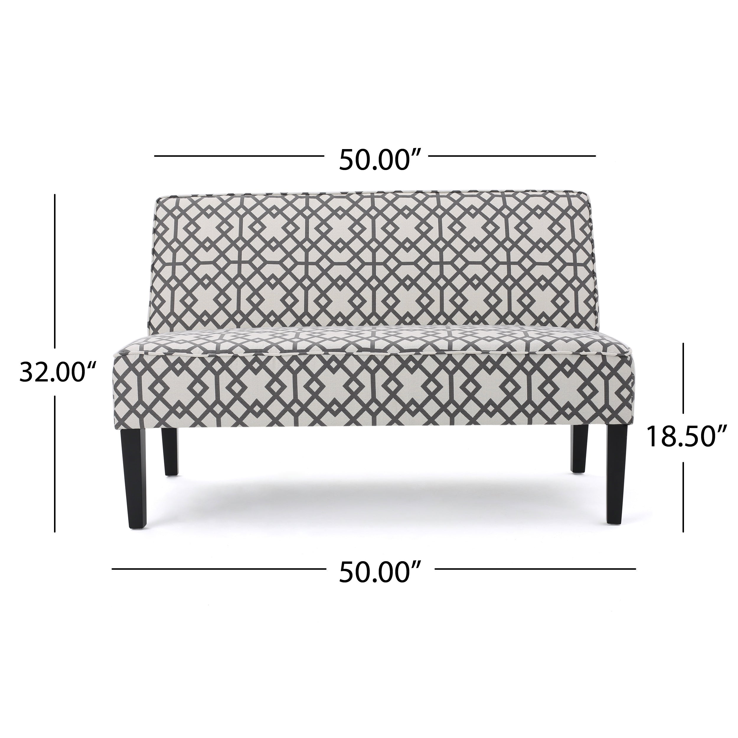 50'' Upholstered Loveseat - Grand Goldman Shop