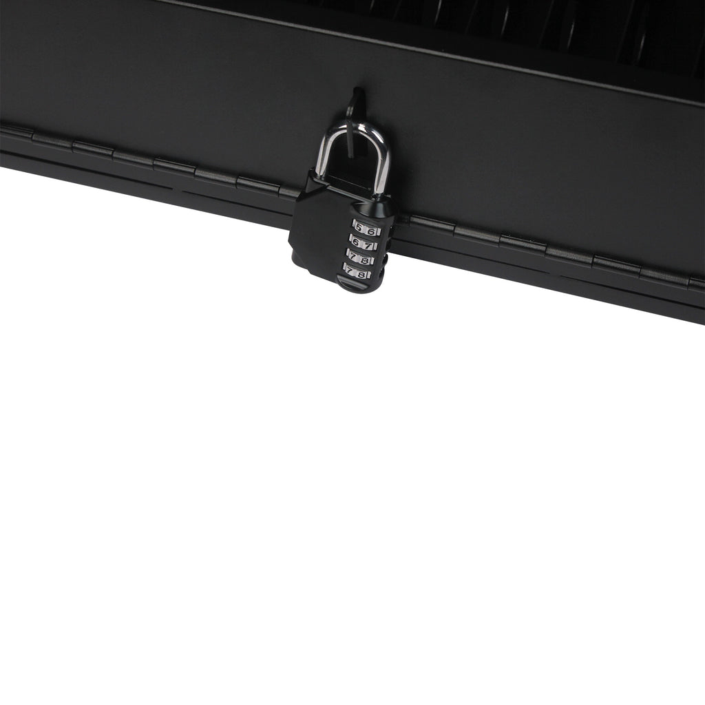 16 Bay Charging Cabinet for Laptop, Chromebook, Locking Charging Station-Black - Shop Quality Furniture at Grand Goldman