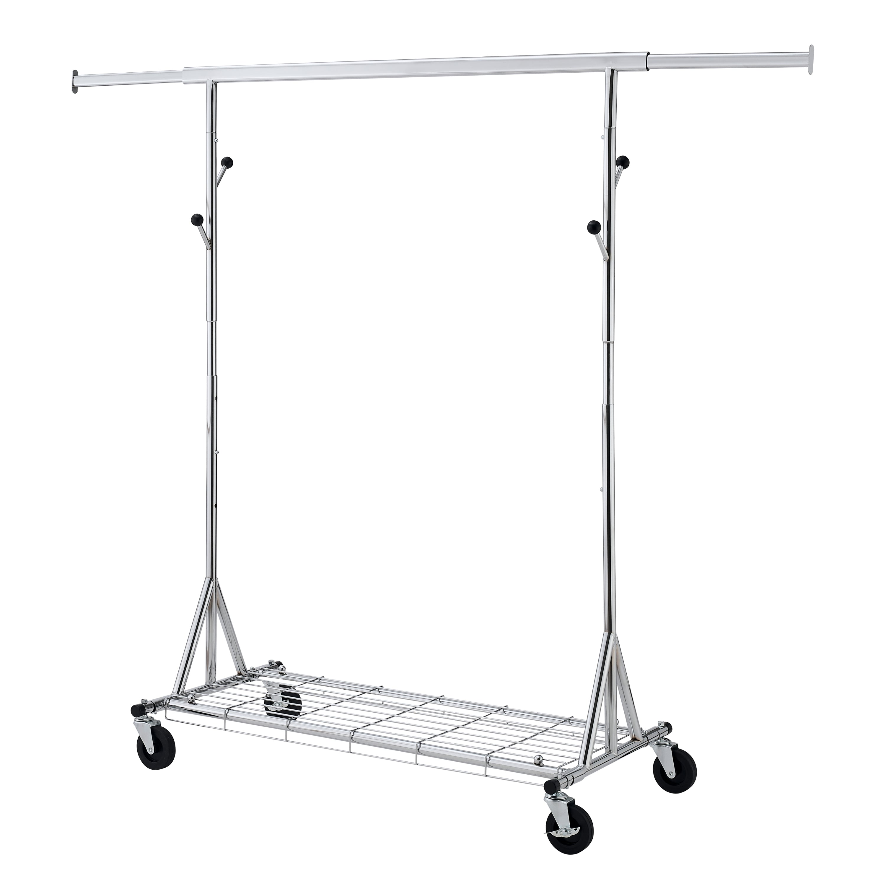Clothes Rack Heavy Duty Clothing Rack 600LBS Rolling Clothes Racks for Hanging Clothes,  Commercial Garment Rack Heavy Duty Clothes Rack Collapsible ＆ Portable Clothing Rack with Wheels - Grand Goldman Shop