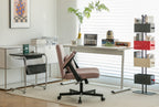 Pink Velvet Criss Cross Armrest Office Chair with Wheels - Comfortable for Home Office, Reading & Vanity - Grand Goldman