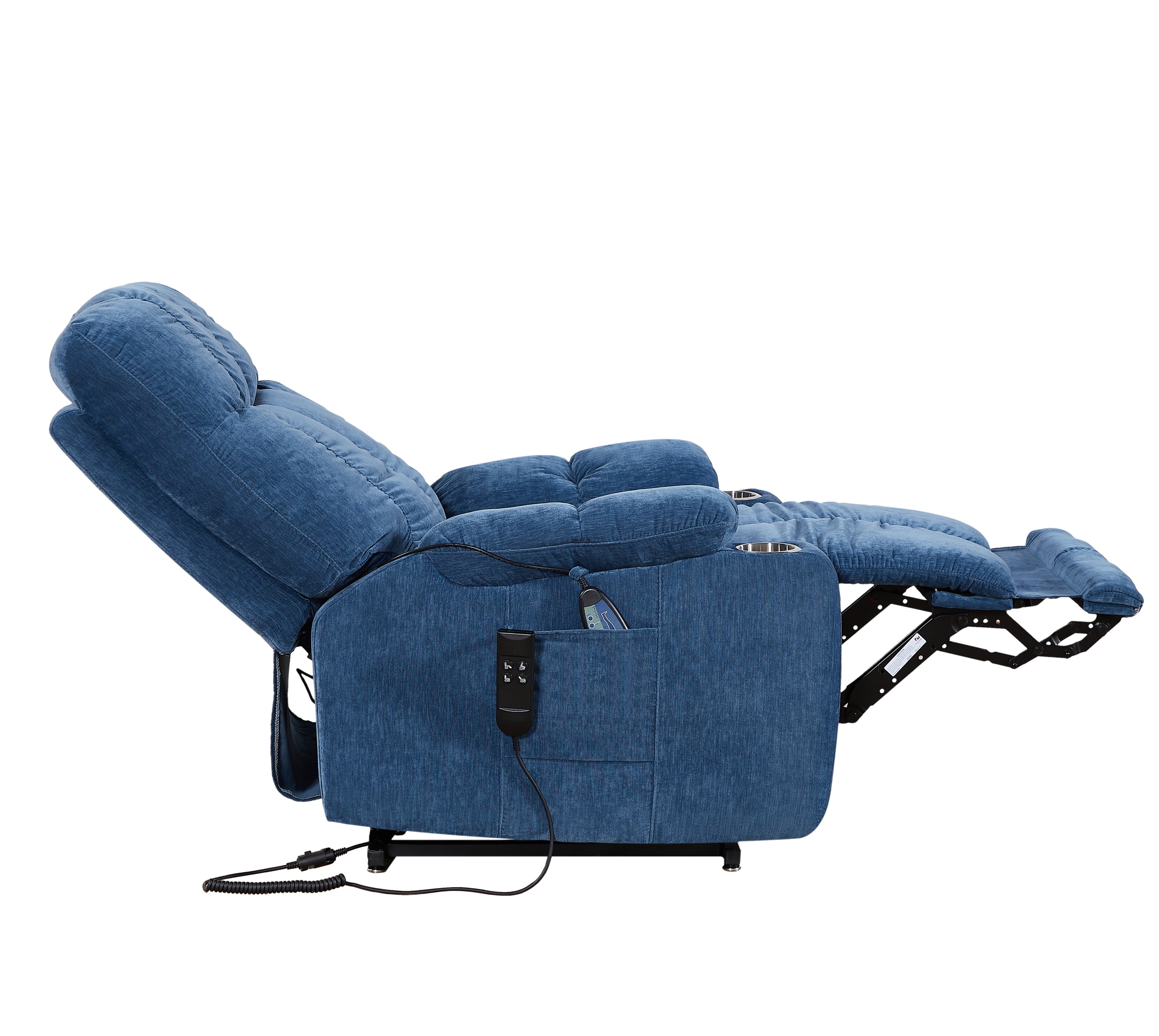 Liyasi Dual OKIN Motor Power Lift Recliner Chair  for Elderly Infinite Position Lay Flat 180° Recliner with Heat Massage - Grand Goldman Shop