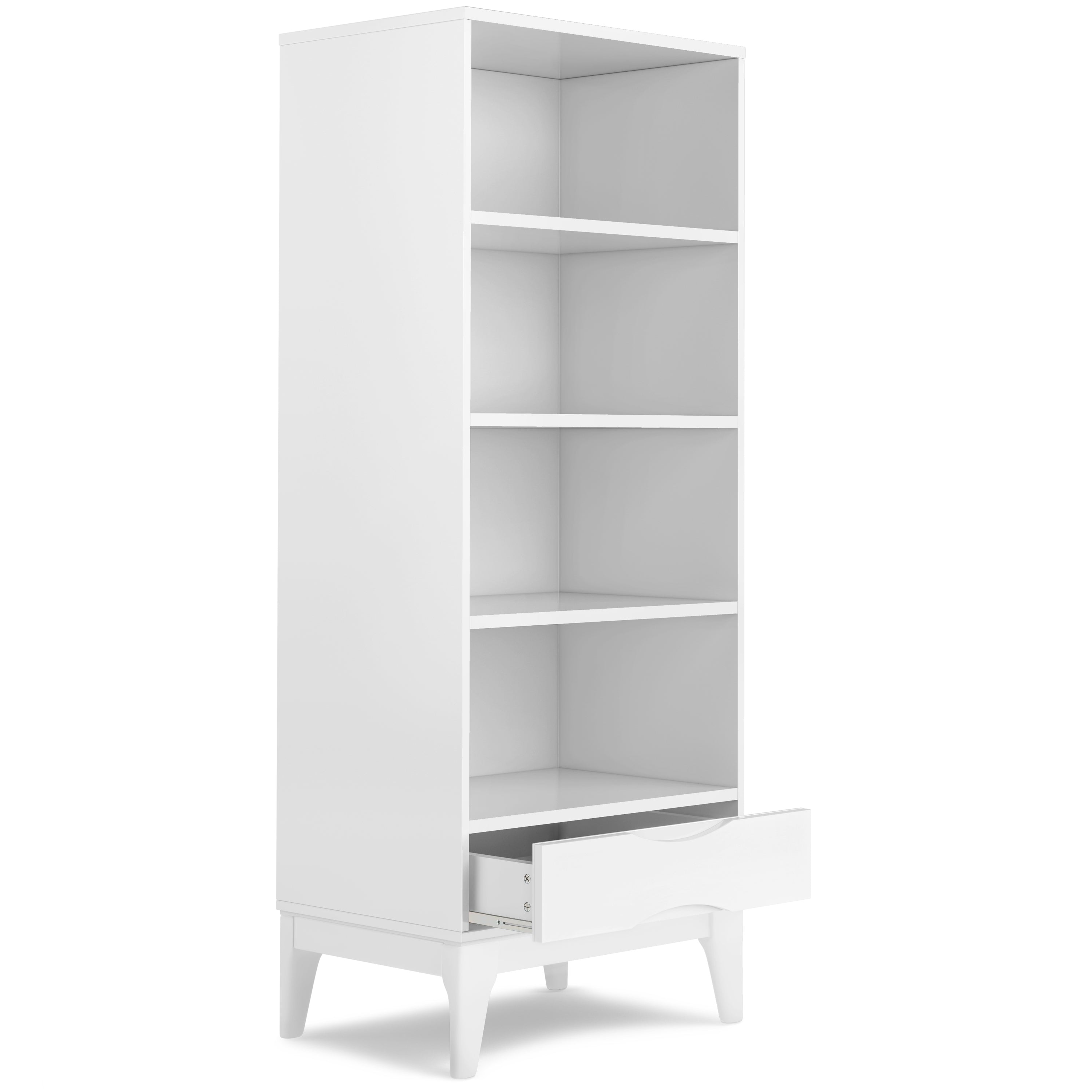 Harper Bookcase with Storage - Grand Goldman