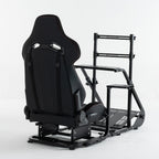 Enhanced and stable racing wheel cockpit, compatible with Fanatec, PXN, Thrustmaster, and Logitech adjustable driving simulat
