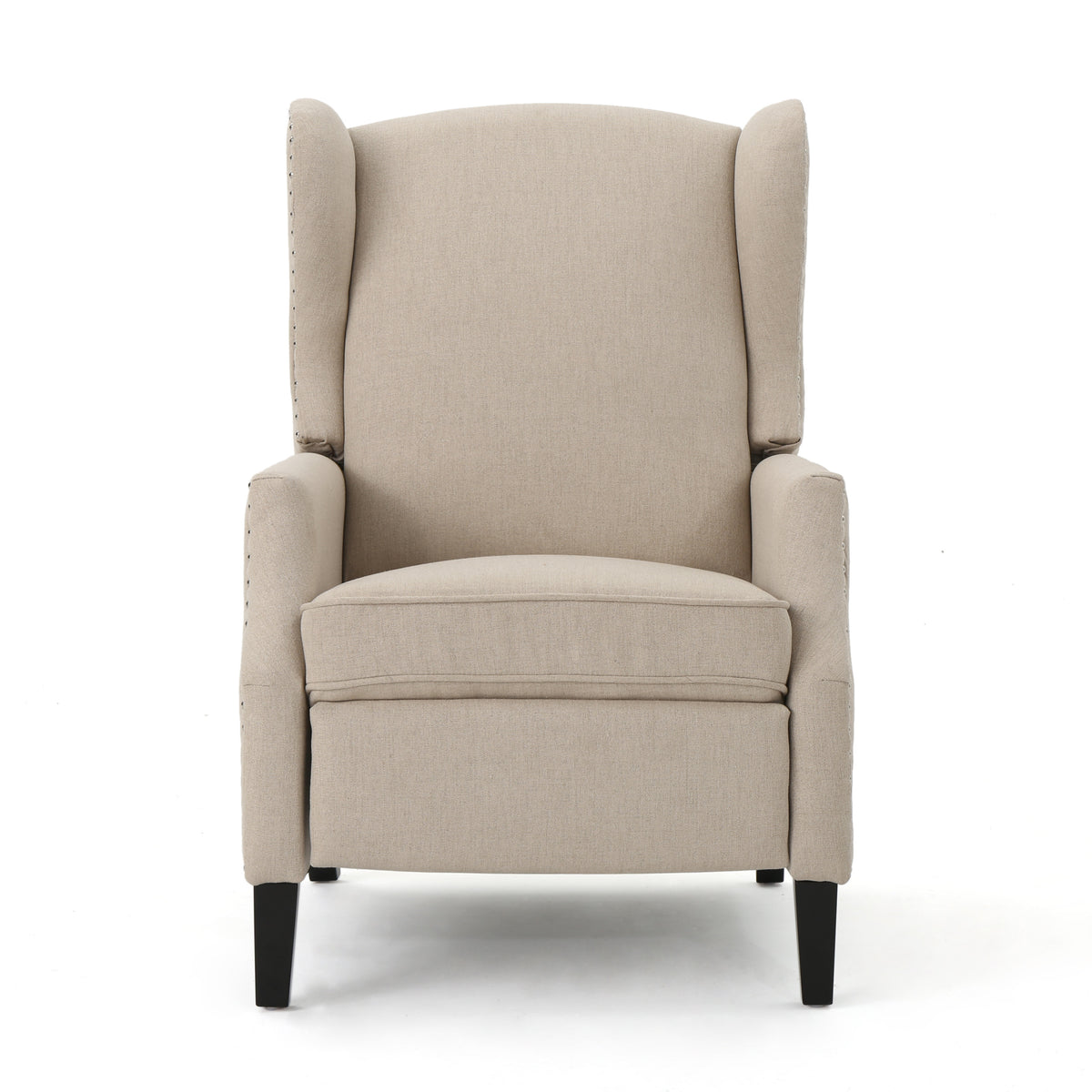 Westeros Wing Back Fabric Upholstered Recliner - Grand Goldman Shop