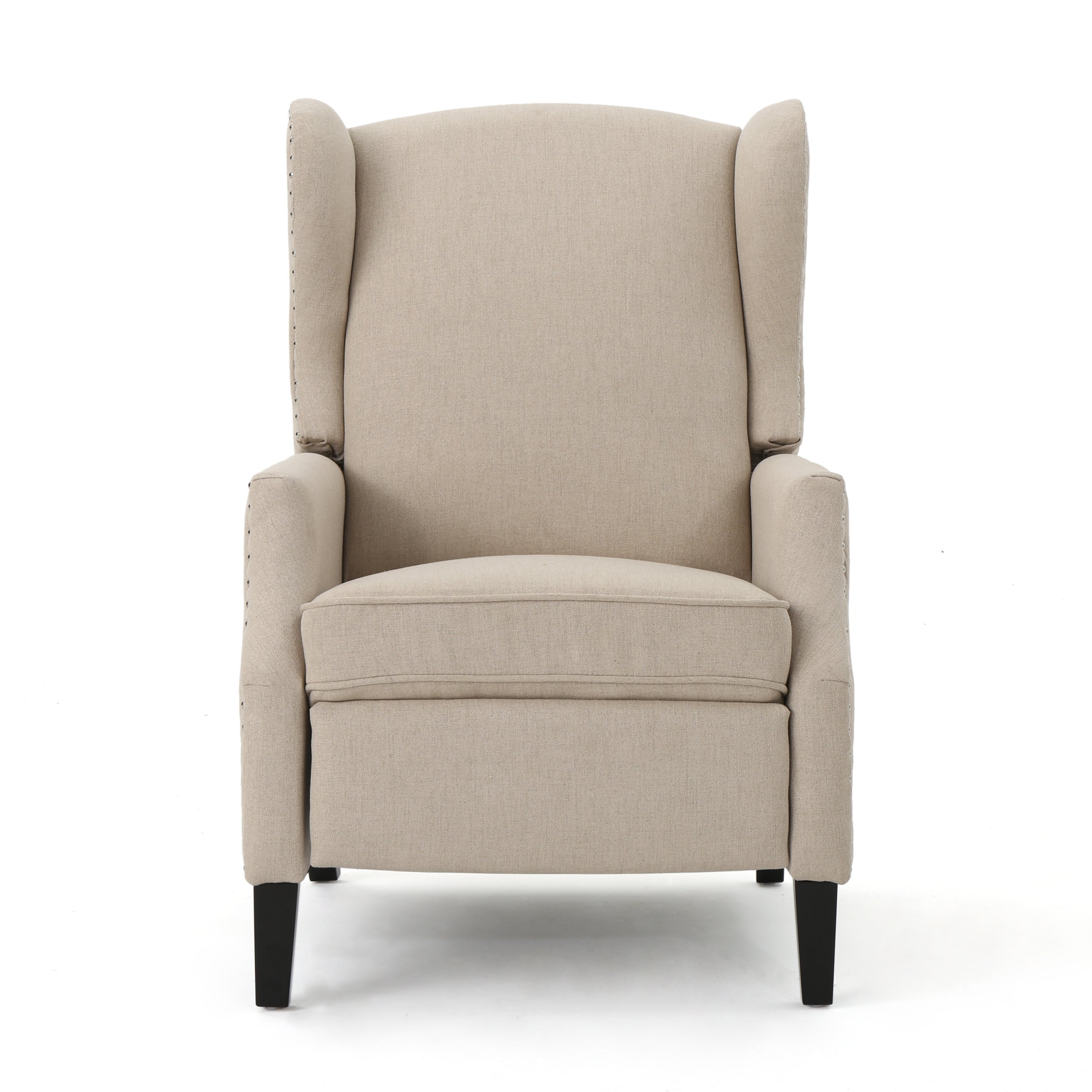 Westeros Wing Back Fabric Upholstered Recliner - Grand Goldman Shop