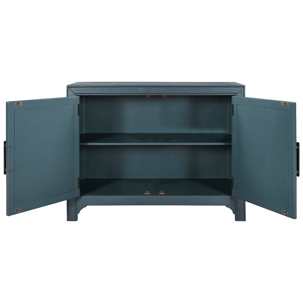 U_STYLE 40'' Modern Cabinets with Unique Design Doors with 1 Adjustable Shelves,Suitable for Multiple Rooms Such as Living Room and Study Room - Grand Goldman Shop