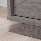 Lateral File with Two Drawers, Medium Gray finish | Premium Home Decor - Grand Goldman