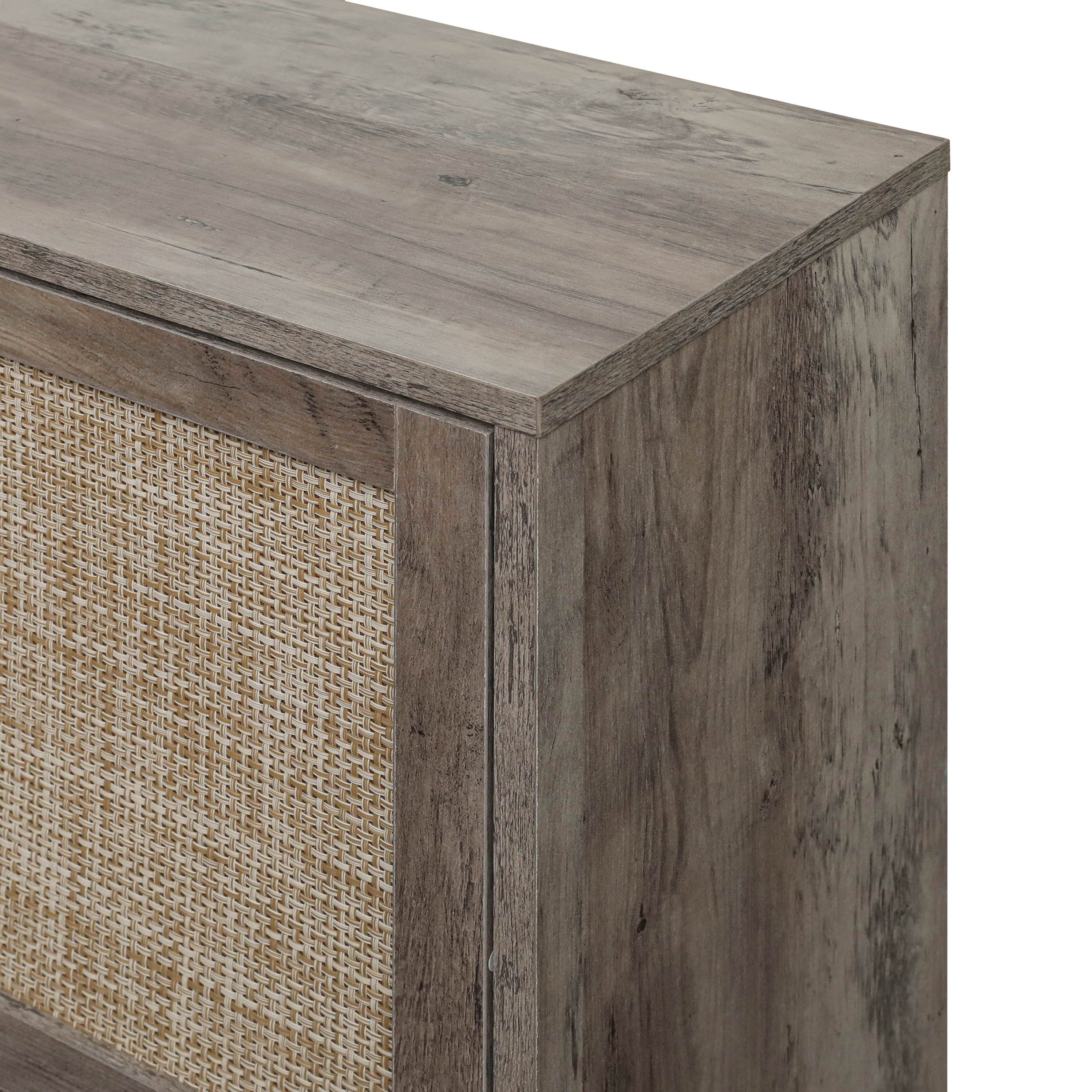 4 Door Shoe Rack, Freestanding Modern Shoe Storage Cabinet, for Entryway - Grand Goldman Shop