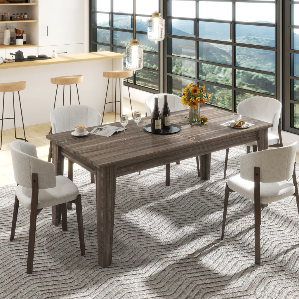 Dining Table , 106.3 in  Large Extendable Kitchen Table - Grand Goldman Shop