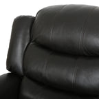 Classic Design Black Berry PU Upholstery Glider Recliner Chair with Spacious Comfort and Durable Construction - Grand Goldman Shop