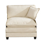 Cloud Sofa one Seat (Armrests are not included), Modern Sectional Couch, for Living Room Bedroom and Apartment, Comfy Double Layer Upholstered Seat Cushion, Breathable Chenille Fabric, Beige - Grand Goldman Shop