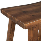 TOPMAX Rustic 3-piece Stationary Kitchen Island Set with Butcher Block and Seating, Walnut and Cream White - Grand Goldman Shop
