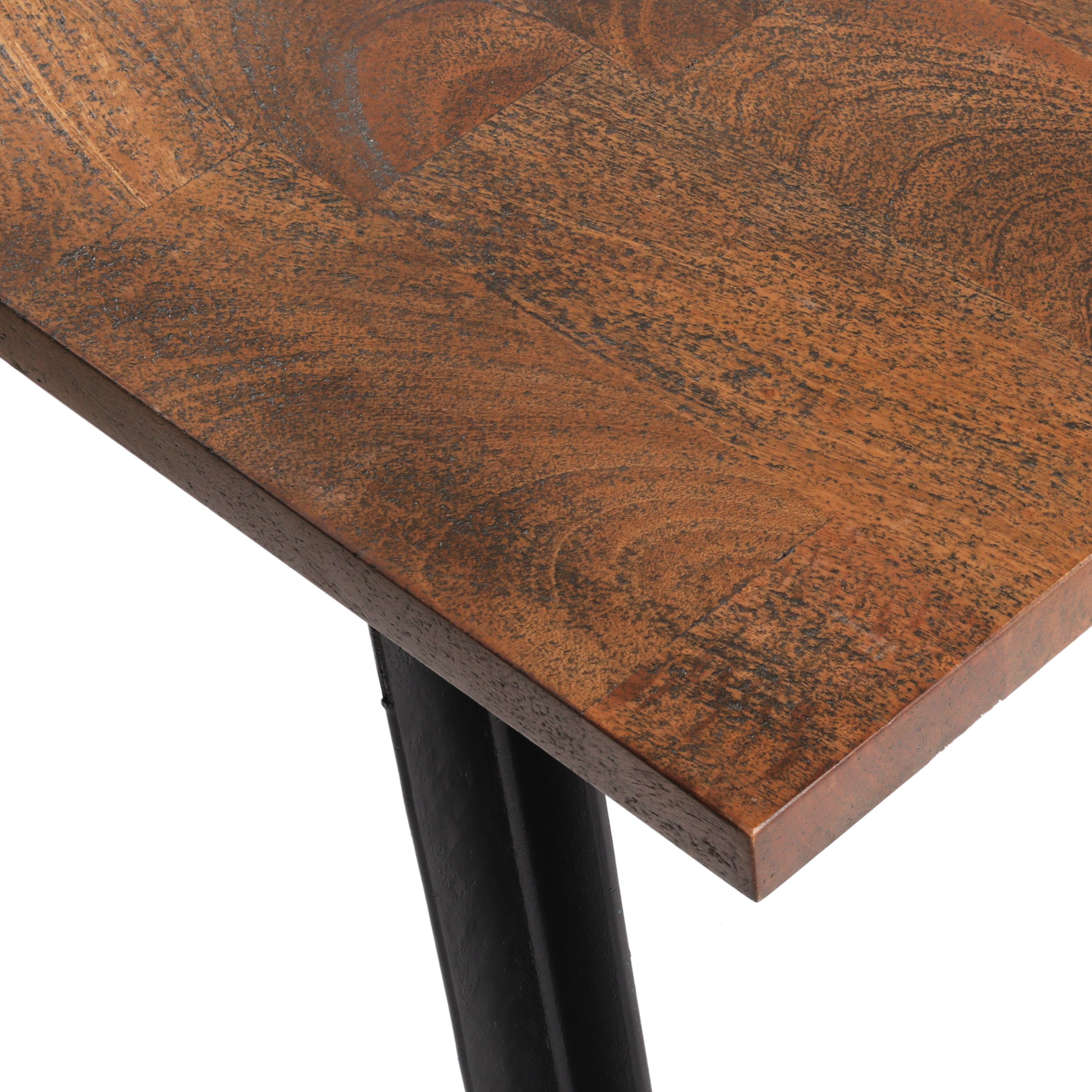 Indoor Carlisle Benches, Black + Country Brown - Grand Goldman Shop